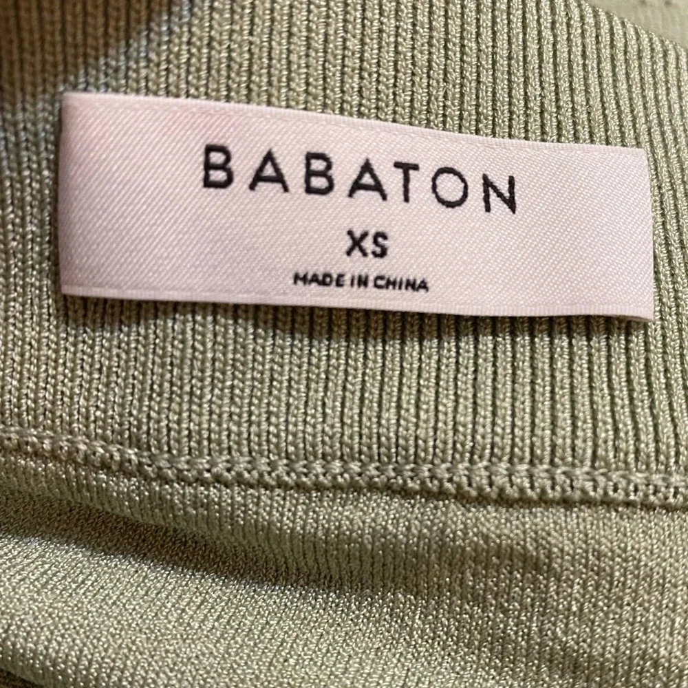 Babaton XS Green Bodycon Tube Skirt - Picture 6 of 8